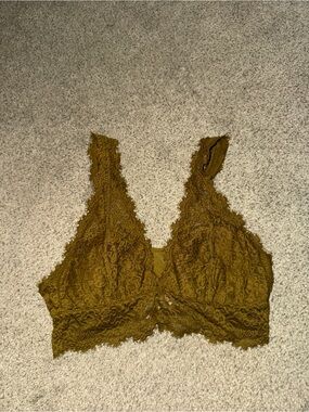 Aerie Lace Bralette in Olive — Women Intimates & Sleepwear